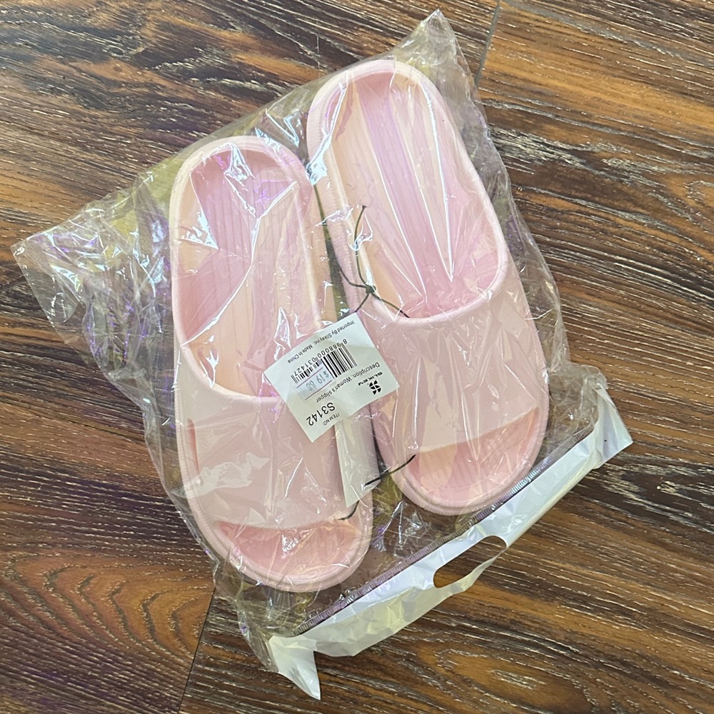Pink Slide Sandals